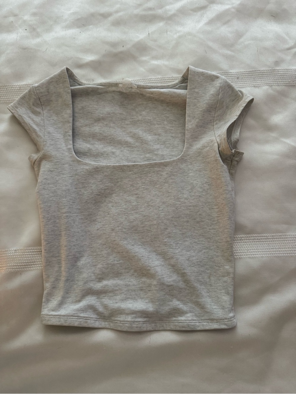 Garage Square Neck Baby Tee Bundle – Gray & Navy – XXS